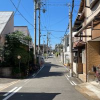 大阪府大阪市阿倍野区帝塚山1丁目の賃貸物件/マンション周辺の街並み。閑静な住宅街。