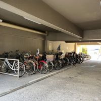 大阪府大阪市阿倍野区帝塚山1丁目の賃貸物件/駐輪場。