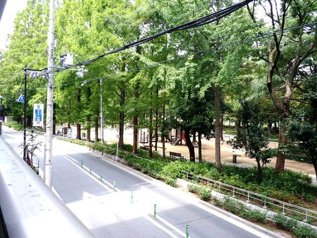 大阪市西区靱本町1丁目の賃貸物件/こちらは2階からの眺め（別区画。成約済み）