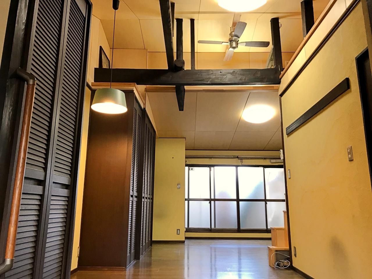 大阪市東住吉区田辺５丁目の賃貸物件/小屋組現しの広々空間