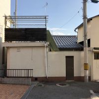 大阪市東住吉区田辺５丁目の賃貸物件/バルコニー側からの外観