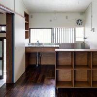 大阪市阿倍野区北畠１丁目の賃貸物件/カウンター風の収納建具がよいですね