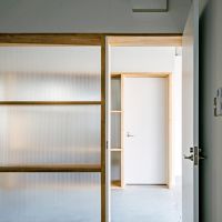 大阪市北区中崎西一丁目の賃貸物件/扉の納まりにも注目