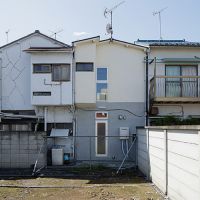 目黒区目黒本町の賃貸物件/外観（勝手口側）