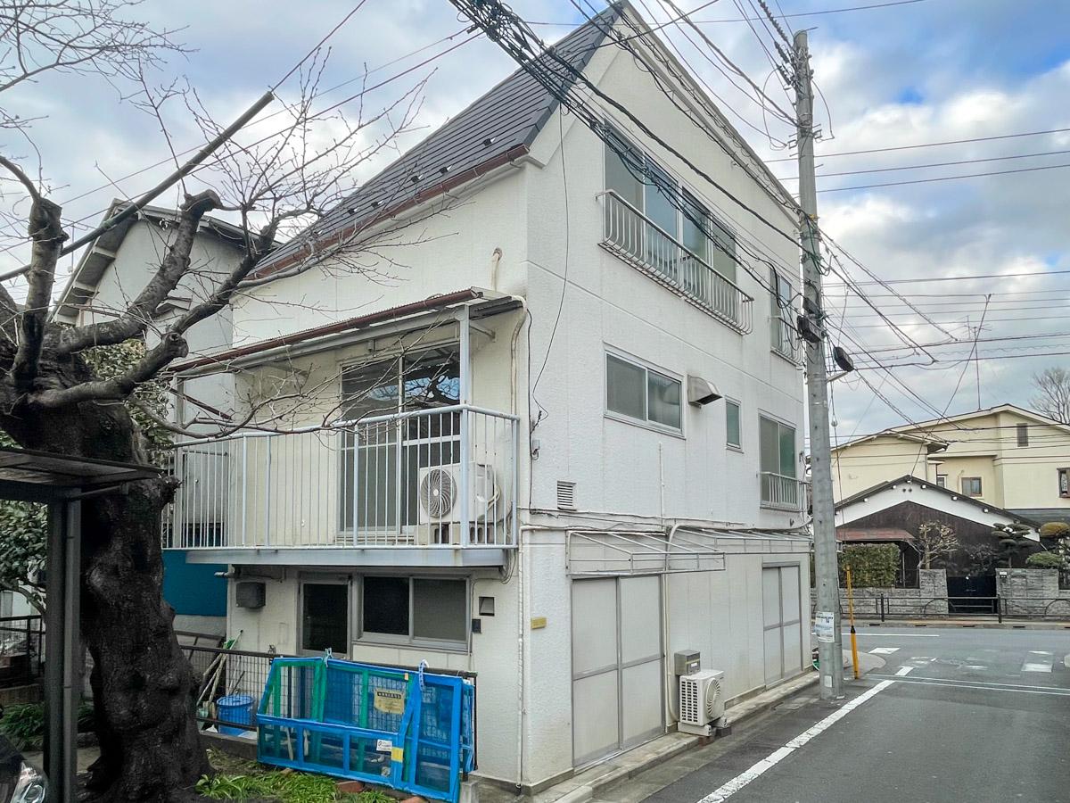 練馬区中村南の賃貸物件/建物を西側から