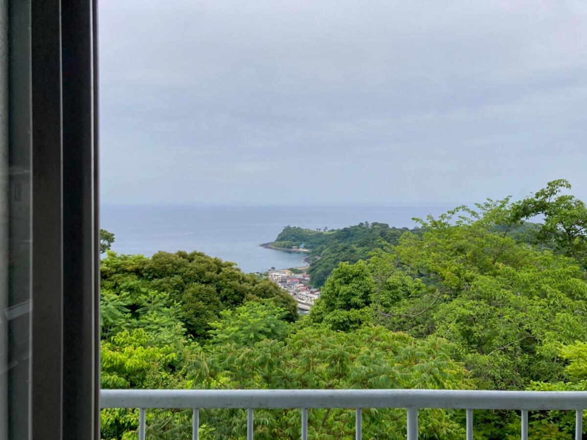 静岡県伊東市川奈の売買物件/2階からの眺め（解体後の現状写真）