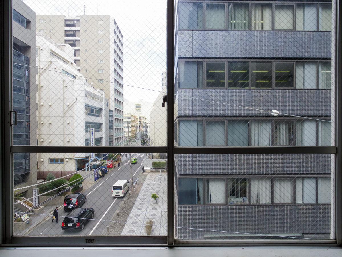 台東区柳橋の賃貸物件/一番北側の窓からの眺め