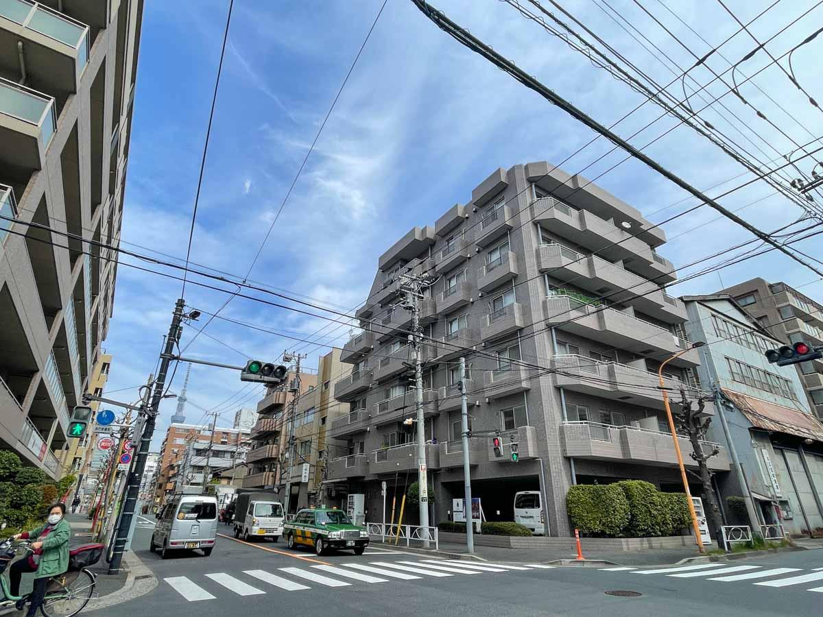墨田区江東橋の賃貸物件/外観。この外観から室内は想像できない
