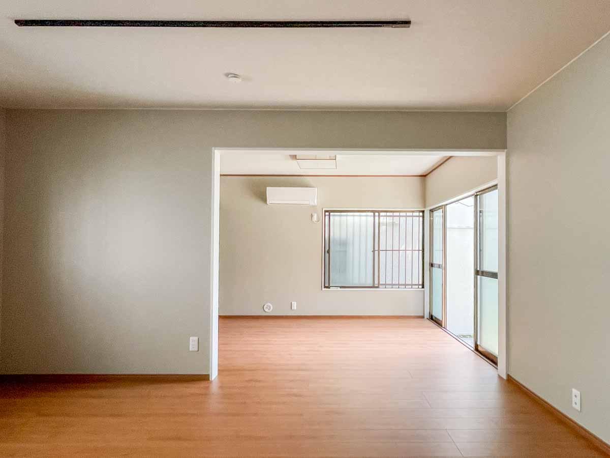 品川区平塚の賃貸物件/床がフラットに続いているのがいい