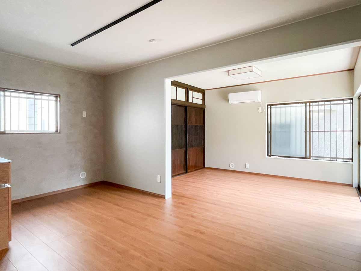 品川区平塚の賃貸物件/床がフラットに続いているのがいい