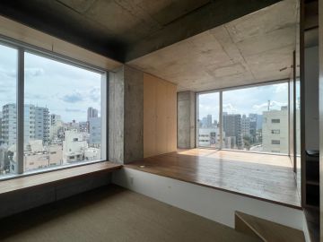 江東区門前仲町の賃貸物件/淡い色味の異素材ワンルーム