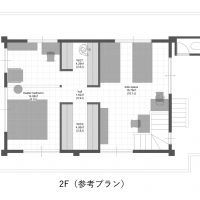 沖縄県那覇市首里崎山町の売買物件/2階は参考プラン。スケルトンの状態でのお引渡しとなります