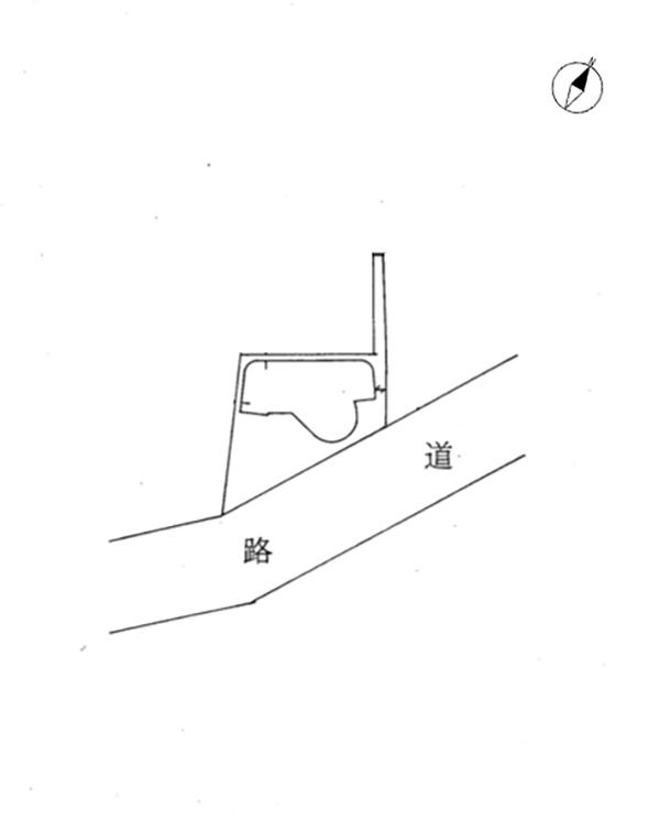 町田市大蔵町の売買物件/敷地と建物の配置図