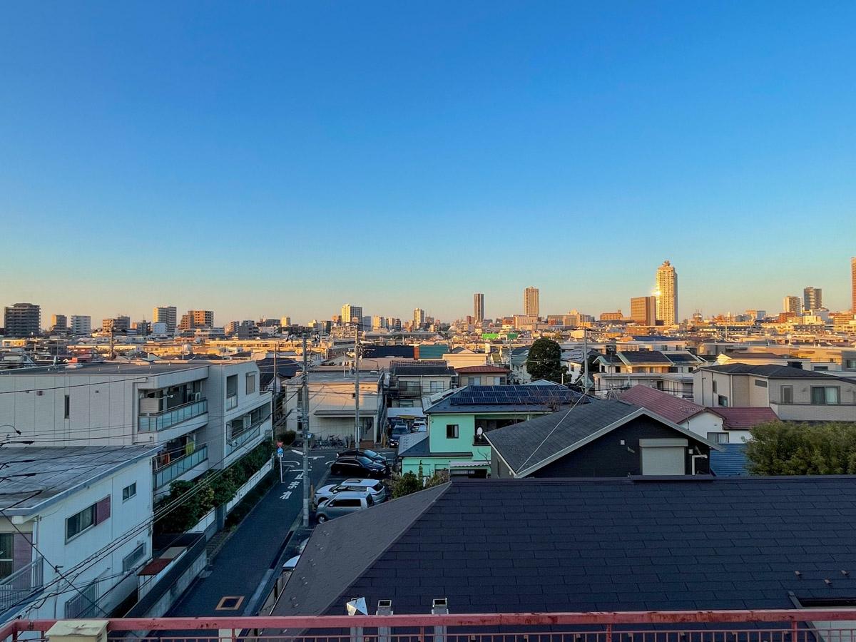 新宿区下落合の賃貸物件/屋上からの景色