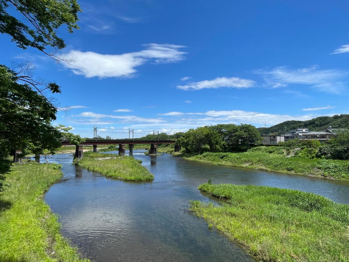 埼玉県入間市仏子の売買物件/駅から入間川を渡る時に楽しめる景色