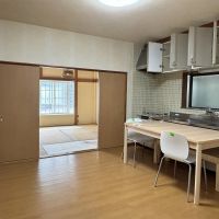 荒川区西尾久の賃貸物件/2階：ダイニングキッチン。住まない場合はスタッフルームや倉庫として