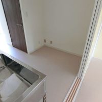 大田区蒲田の賃貸物件/冷蔵庫や棚を置くのはシンクの向かいになりそう