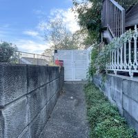 横浜市港北区日吉の賃貸物件/アプローチ。ワイヤープランツが茂っています（写真は以前撮影のもの）