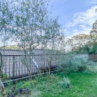 横浜市港北区日吉の賃貸物件/こちらは以前撮影の写真。以前のはオリーブ、芝、紫陽花など植えられていました