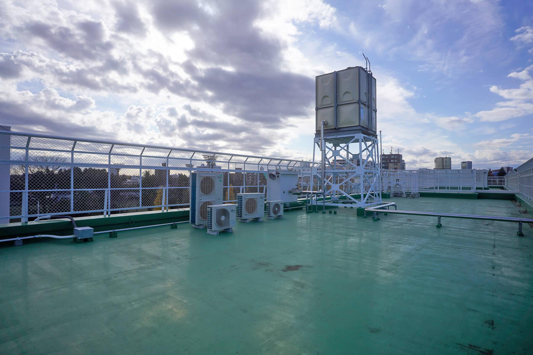 世田谷区池尻の賃貸物件/屋上。菜園や太陽光発電の計画がされています
