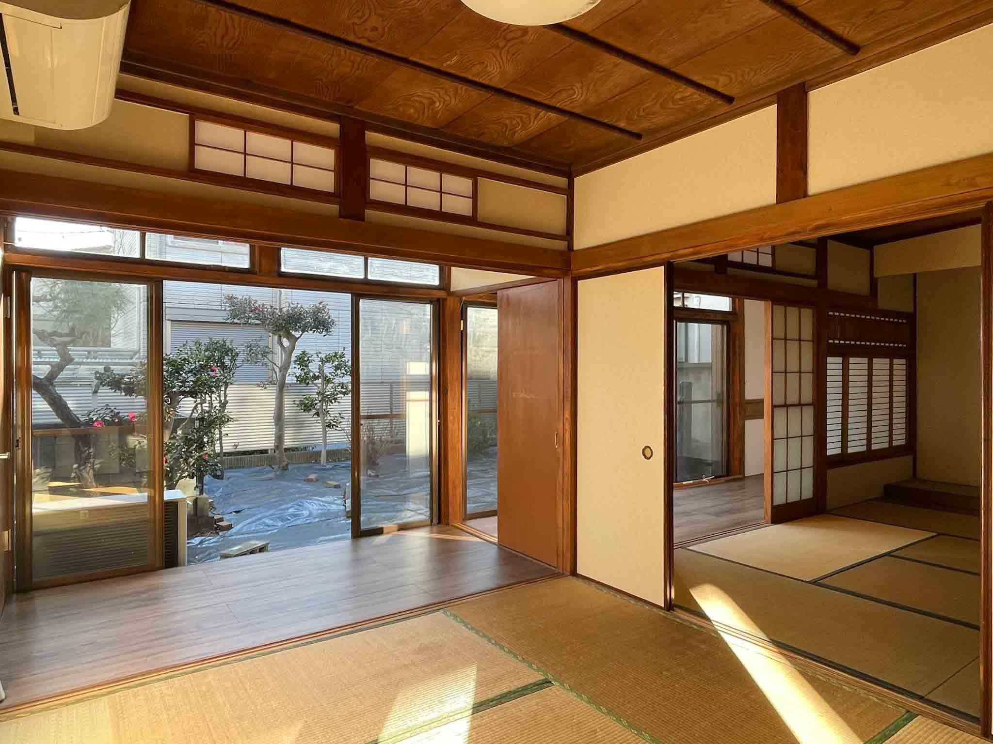 杉並区松ノ木の賃貸物件/和室を主とした築62年の戸建て。内装は変えずに大切に住まわれてきました