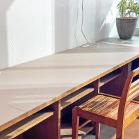 渋谷区桜丘町の賃貸物件/フリーデスクの質感もいい感じ