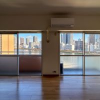 中央区築地の賃貸物件/人目を気にする必要が無いので、日中はカーテンいらず