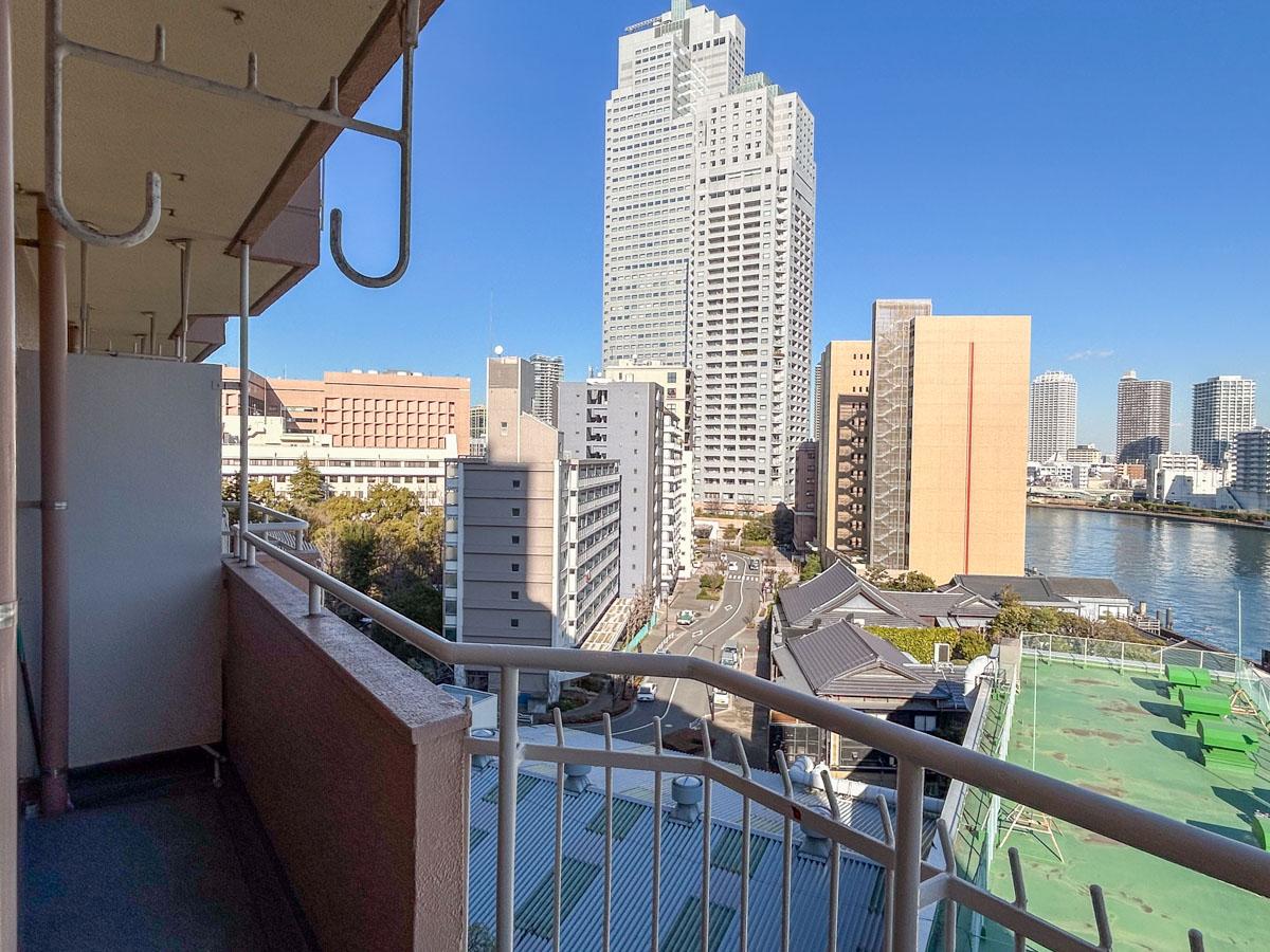 中央区築地の賃貸物件/北側も隣接する建物はありません
