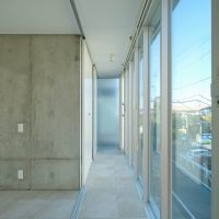 大田区北千束の賃貸物件/北西の玄関側を向いて