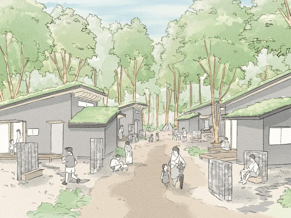 千葉県いすみ市岬町椎木の売買物件/森を残しつつ、景観を守りながら暮らす風景。