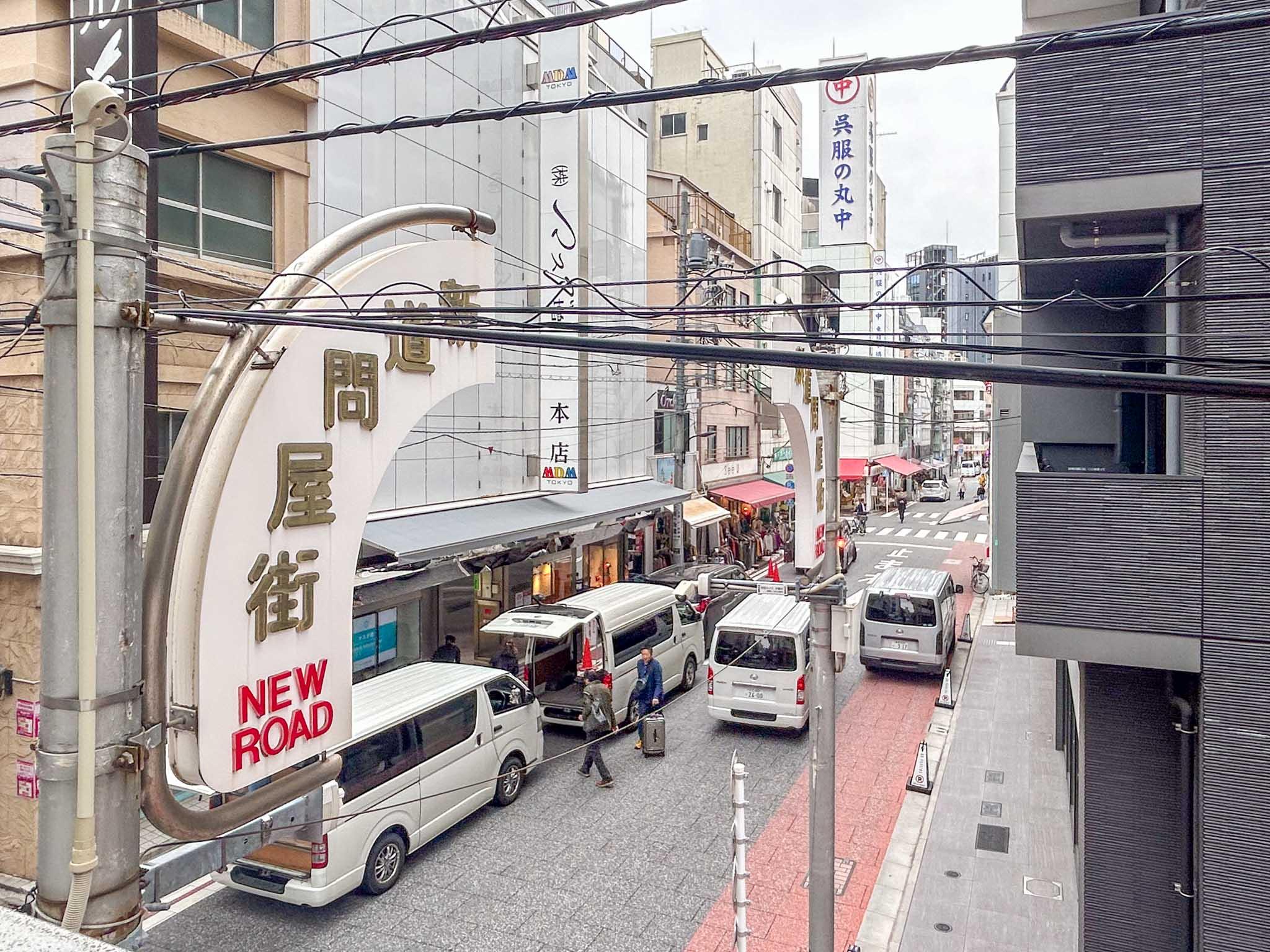 中央区日本橋馬喰町の賃貸物件/2階：窓からの景色