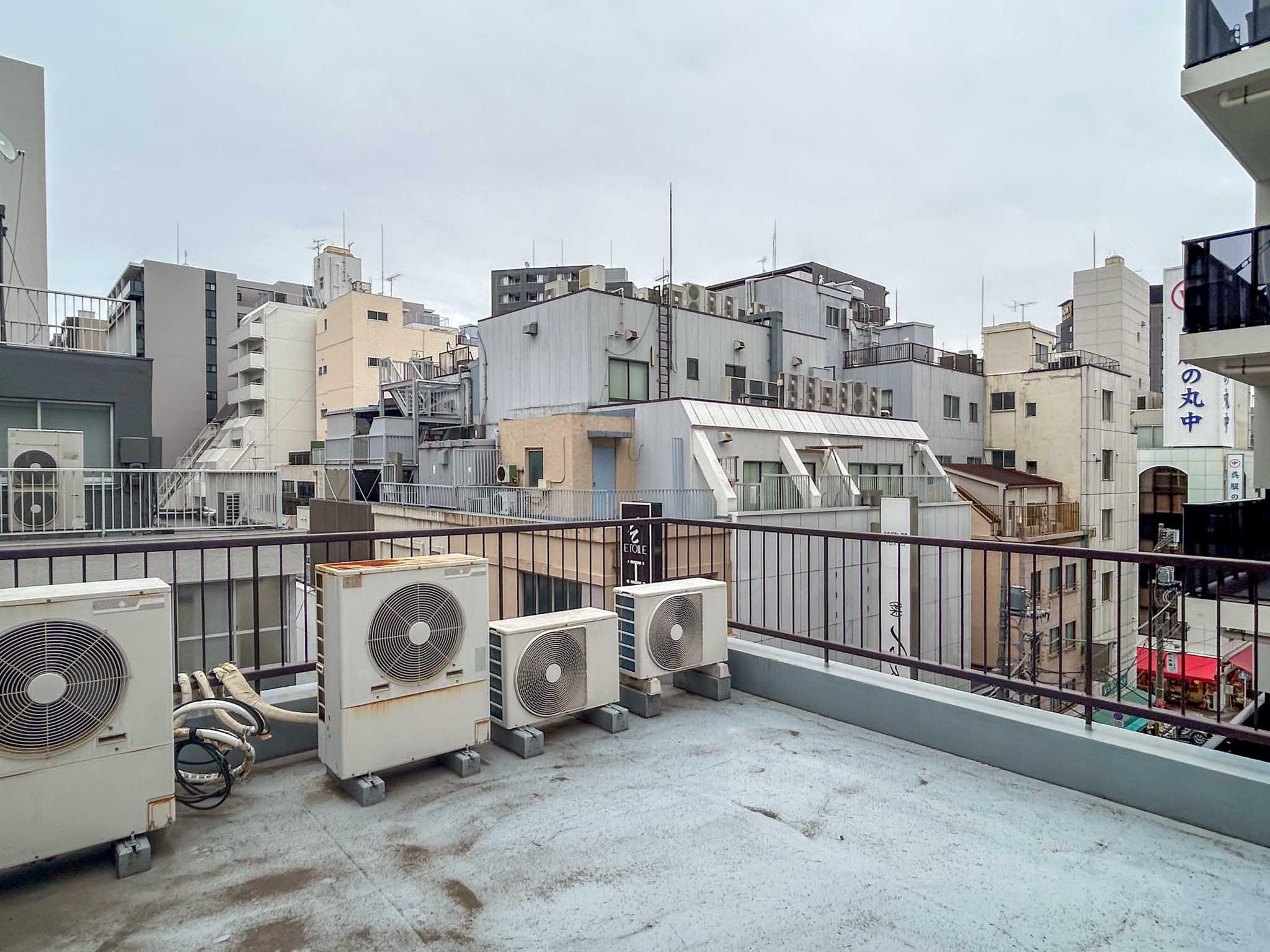中央区日本橋馬喰町の賃貸物件/屋上：息抜きにぴったりの居場所