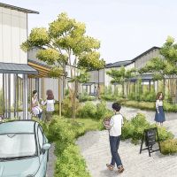 西東京市柳沢5-3の売買物件/イメージパース：小商いなどで外に開きやすい区画もあります※用途地域上の制限あり