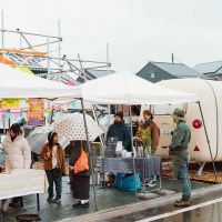 西東京市柳沢5-3の売買物件/農園で行ったイベントの様子。雨にもかかわらず、多くの方が来てくれました。撮影：丹下恵実