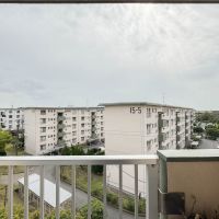 千葉県美浜区幸町の売買物件/団地が連なる景色も味がある。晴れてたいら、さらに気持ちよく空が楽しめます