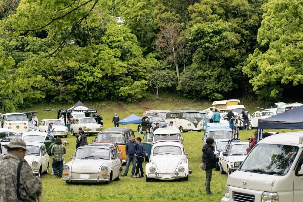 静岡県沼津市足高の賃貸物件/芝生広場で旧車イベント