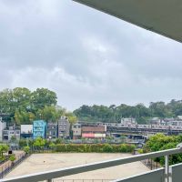 大田区田園調布の売買物件/西側に目を向けると、電車もみえます