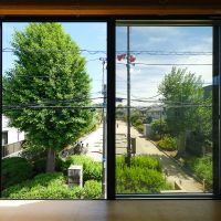 杉並区荻窪の売買物件/リビング窓際からの景色