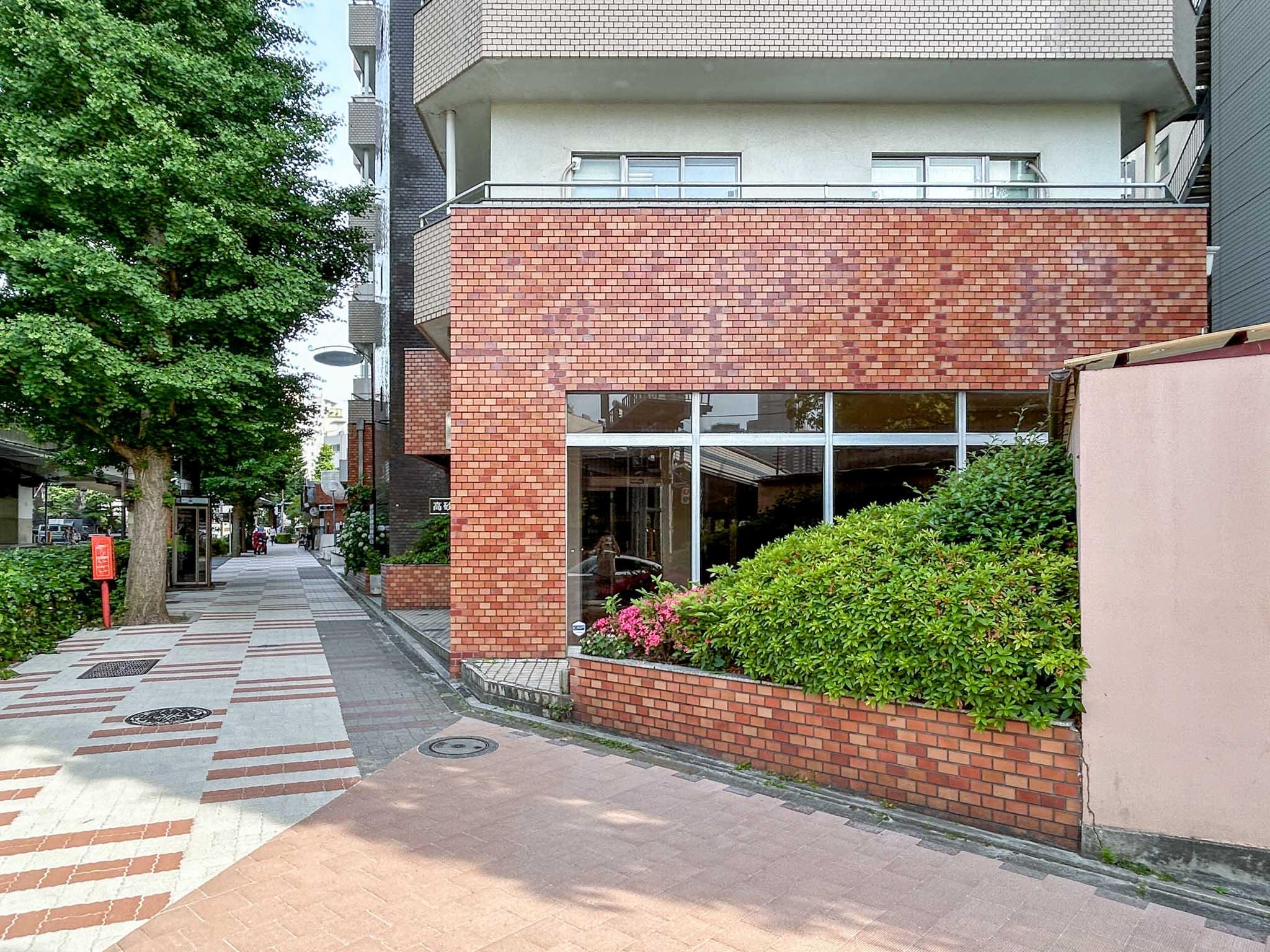 品川区上大崎の賃貸物件/北側からみる