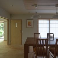 大田区南馬込の賃貸物件/玄関の先に、リビングダイニング