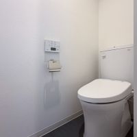 渋谷区広尾の賃貸物件/洗面室の奥のトイレ