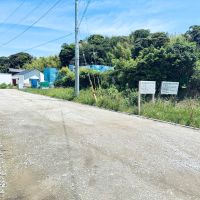 千葉県印西市笠神の売買物件/この私道の魚建物が待っています。3軒の家が出来上がったらここは舗装されるよう