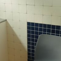 千葉県印西市笠神の売買物件/パッチワークのように2種類のタイルを貼ったのはオーナーさんの遊び心
