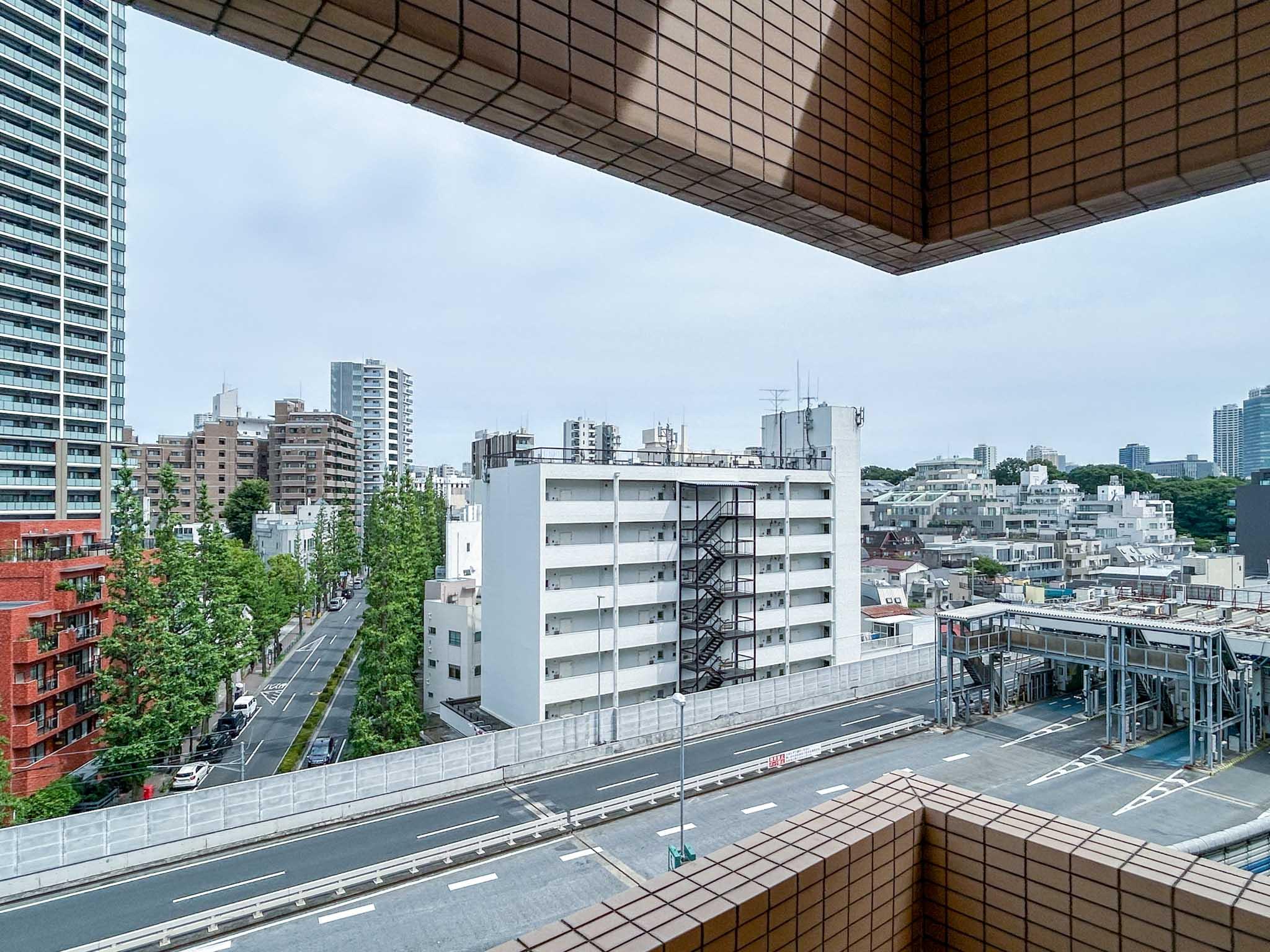 渋谷区恵比寿の売買物件/ベランダからの景色