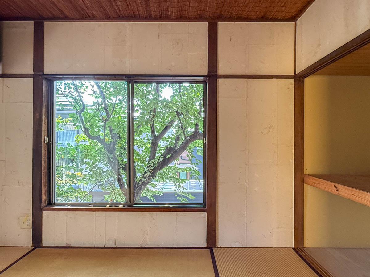 練馬区石神井台の売買物件/窓の先には桜の木があり圧巻です