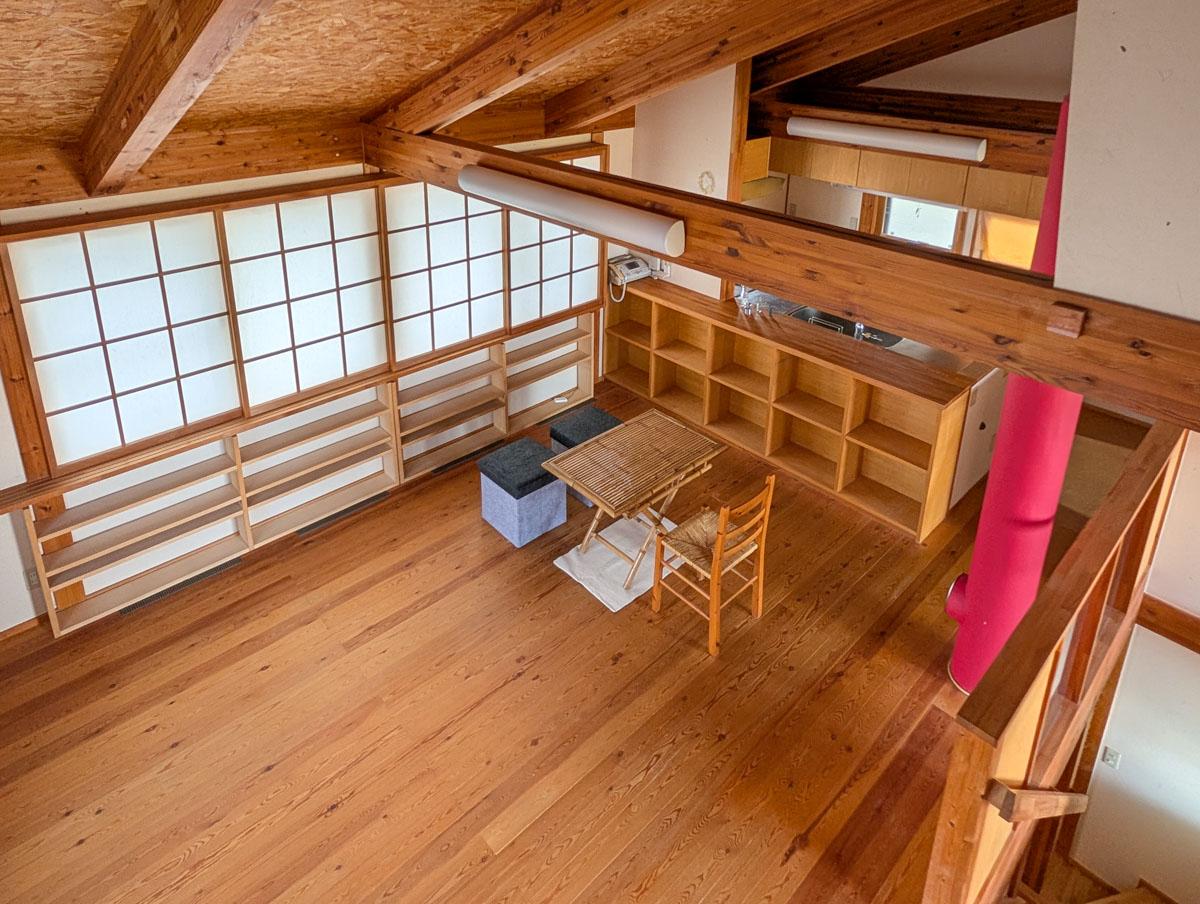 群馬県佐渡郡玉村町大字下新田字御殿の売買物件/ロフトもひと繋がり　ロフトにはOMソーラー機械室を兼ねる