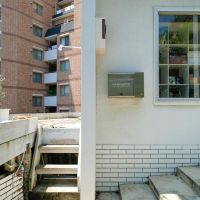文京区白山の賃貸物件/アプローチと郵便受け