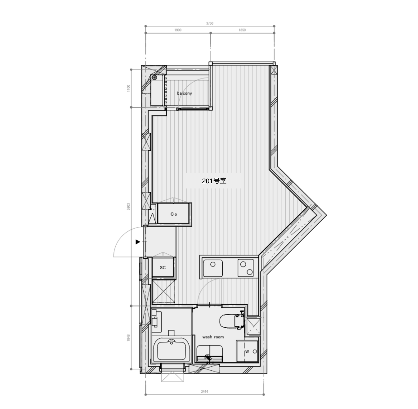 武蔵野市境南町の賃貸物件