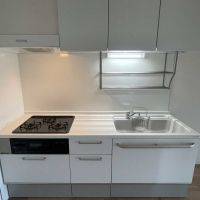 新宿区市谷左内町の賃貸物件/3口ガスコンロにグリル付きのキッチン