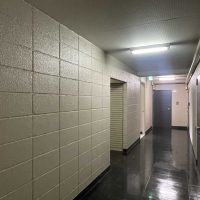 新宿区市谷左内町の賃貸物件/玄関外、共用部。内廊下です